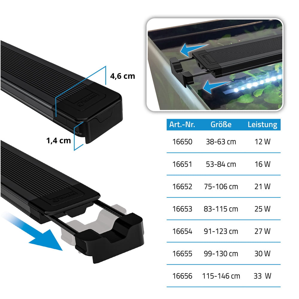 Fluval AquaSky LED 3.0 Belka do Akwarium 25W 83,5-114,9cm Bluetooth